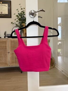 Abercrombie & Fitch YPB Women's Hot Pink Square Neck sports bra